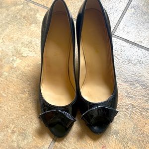 Black patent leather size 8.5 Enzo Angiolini heels